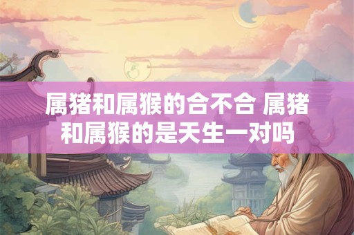 属猪和属猴的合不合 属猪和属猴的是天生一对吗 属猪和属猴的合不合 属猪和属猴的是天生一对吗