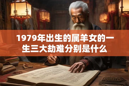1979年出生的属羊女的一生三大劫难分别是什么
