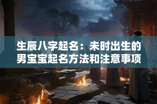 生辰八字起名:未时出生的男宝宝起名方法和注意事项 生辰八字起名:未时出生的男宝宝起名方法和注意事项