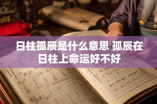 日柱孤辰是什么意思 孤辰在日柱上命运好不好