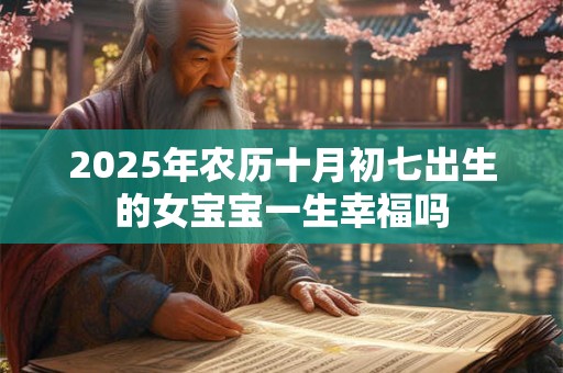 2025年农历十月初七出生的女宝宝一生幸福吗