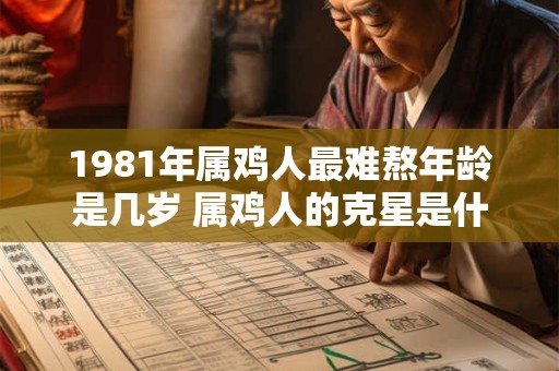 1981年属鸡人最难熬年龄是几岁 属鸡人的克星是什么属相