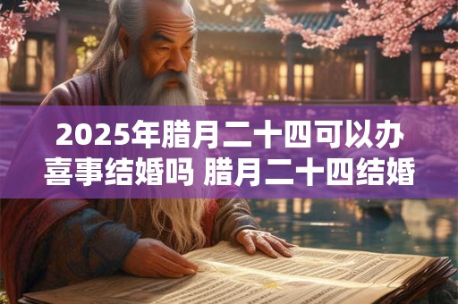 2025年腊月二十四可以办喜事结婚吗 腊月二十四结婚好吗