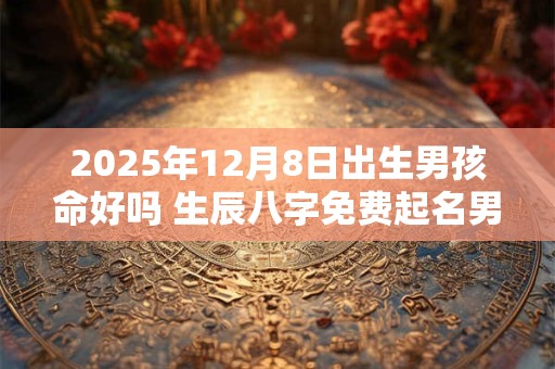 2025年12月8日出生男孩命好吗 生辰八字免费起名男孩