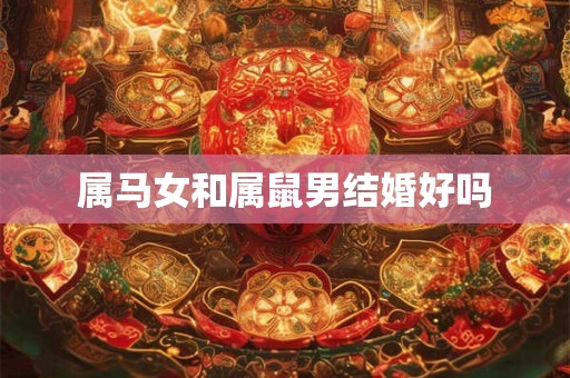 属马女和属鼠男结婚好吗