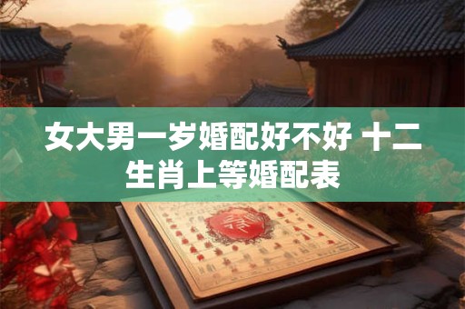 女大男一岁婚配好不好 十二生肖上等婚配表