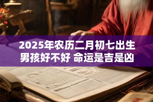 2025年农历二月初七出生男孩好不好 命运是吉是凶