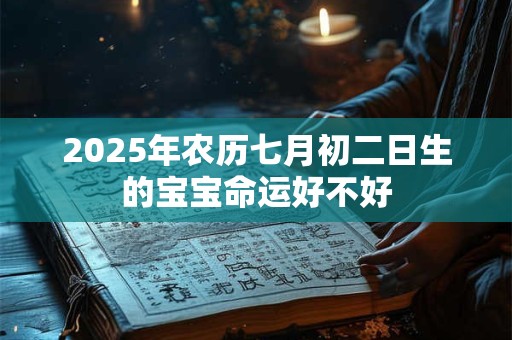 2025年农历七月初二日生的宝宝命运好不好