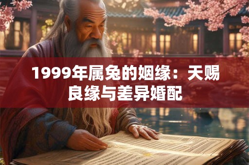 1999年属兔的姻缘：天赐良缘与差异婚配