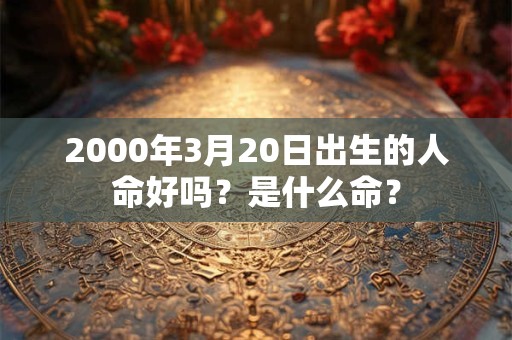 2000年3月20日出生的人命好吗？是什么命？