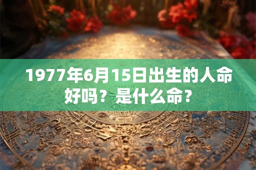 1977年6月15日出生的人命好吗？是什么命？