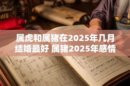属虎和属猪在2025年几月结婚最好 属猪2025年感情好不好