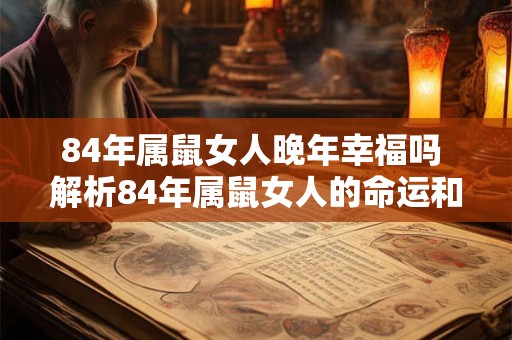 84年属鼠女人晚年幸福吗 解析84年属鼠女人的命运和幸福之道