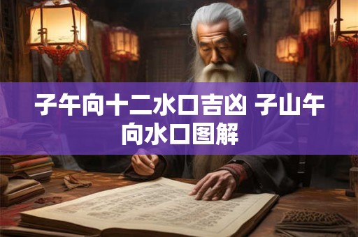 子午向十二水口吉凶 子山午向水口图解
