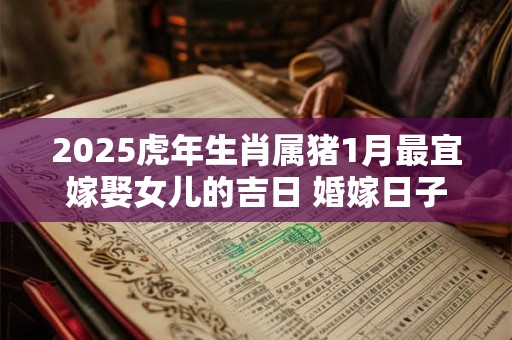 2025虎年生肖属猪1月最宜嫁娶女儿的吉日 婚嫁日子有哪几天