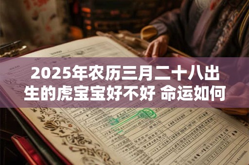 2025年农历三月二十八出生的虎宝宝好不好 命运如何