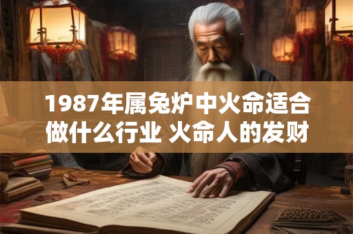 1987年属兔炉中火命适合做什么行业 火命人的发财秘诀