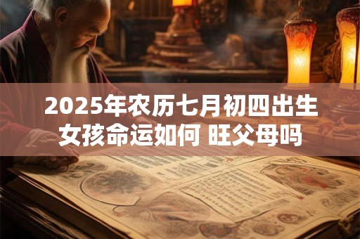 2025年农历七月初四出生女孩命运如何 旺父母吗