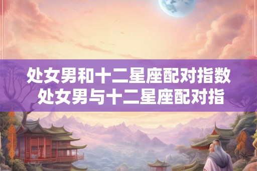 处女男和十二星座配对指数 处女男与十二星座配对指数