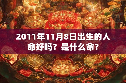2011年11月8日出生的人命好吗？是什么命？