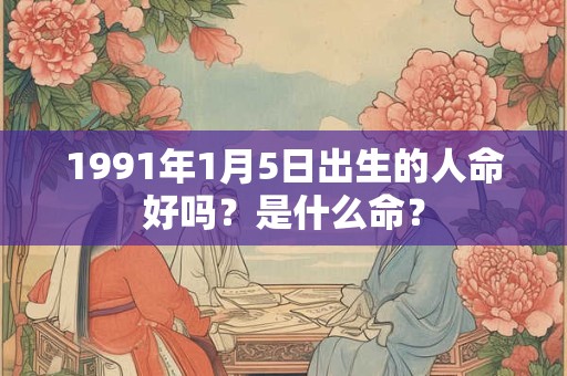 1991年1月5日出生的人命好吗？是什么命？