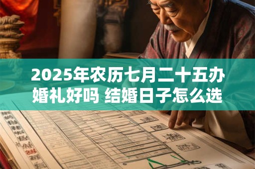2025年农历七月二十五办婚礼好吗 结婚日子怎么选