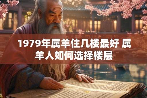 1979年属羊住几楼最好 属羊人如何选择楼层 1979年属羊住几楼最好 属羊人如何选择楼层