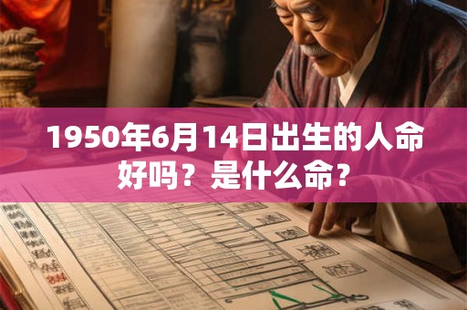 1950年6月14日出生的人命好吗？是什么命？