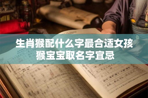 生肖猴配什么字最合适女孩 猴宝宝取名字宜忌