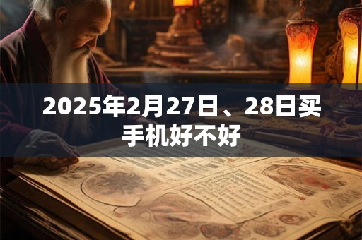 2025年2月27日、28日买手机好不好
