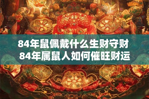 84年鼠佩戴什么生财守财 84年属鼠人如何催旺财运