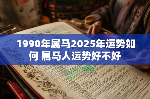 1990年属马2025年运势如何 属马人运势好不好