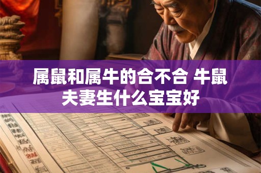 属鼠和属牛的合不合 牛鼠夫妻生什么宝宝好