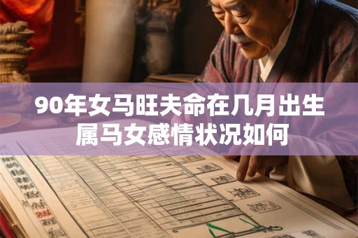 90年女马旺夫命在几月出生 属马女感情状况如何