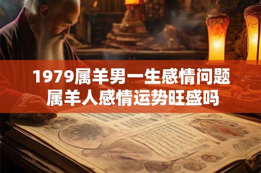 1979属羊男一生感情问题 属羊人感情运势旺盛吗