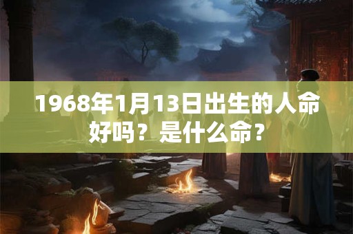 1968年1月13日出生的人命好吗？是什么命？