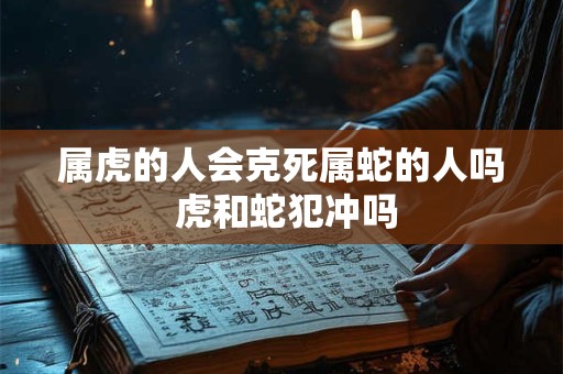 属虎的人会克死属蛇的人吗 虎和蛇犯冲吗