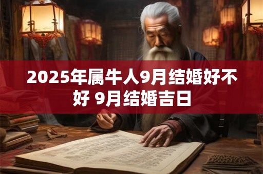 2025年属牛人9月结婚好不好 9月结婚吉日
