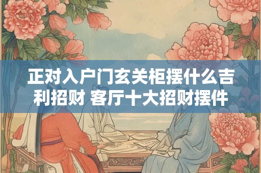 正对入户门玄关柜摆什么吉利招财 客厅十大招财摆件