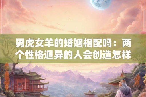 男虎女羊的婚姻相配吗：两个性格迥异的人会创造怎样的婚姻