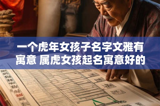 一个虎年女孩子名字文雅有寓意 属虎女孩起名寓意好的字推荐