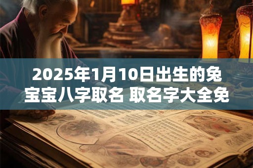 2025年1月10日出生的兔宝宝八字取名 取名字大全免费查询