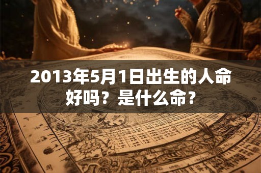 2013年5月1日出生的人命好吗？是什么命？