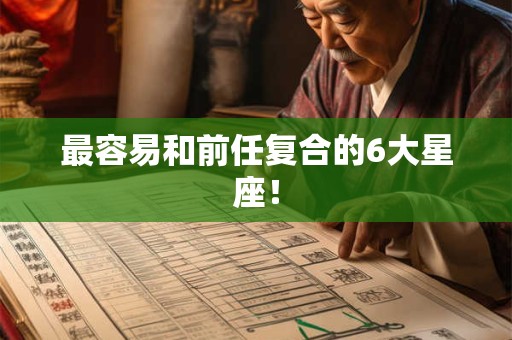 最容易和前任复合的6大星座！