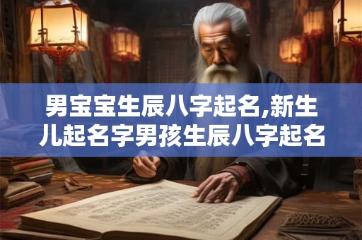 男宝宝生辰八字起名,新生儿起名字男孩生辰八字起名打分
