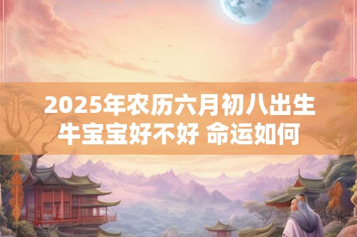 2025年农历六月初八出生牛宝宝好不好 命运如何