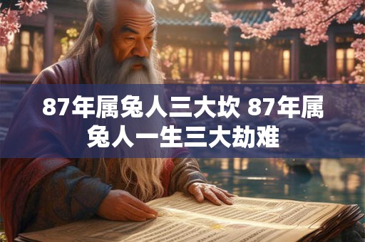 87年属兔人三大坎 87年属兔人一生三大劫难