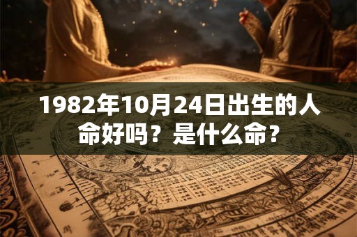 1982年10月24日出生的人命好吗？是什么命？