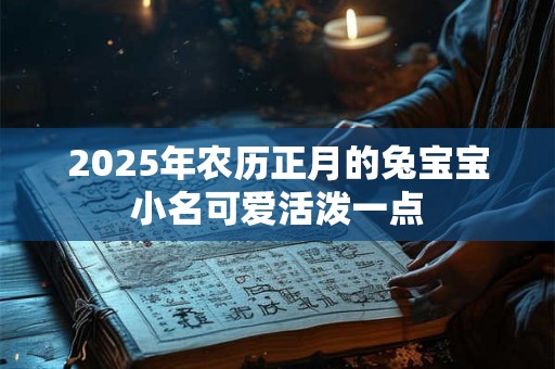 2025年农历正月的兔宝宝小名可爱活泼一点
