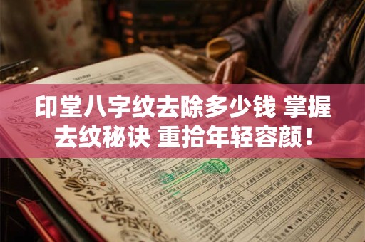 印堂八字纹去除多少钱 掌握去纹秘诀 重拾年轻容颜! 印堂八字纹去除多少钱 掌握去纹秘诀 重拾年轻容颜!